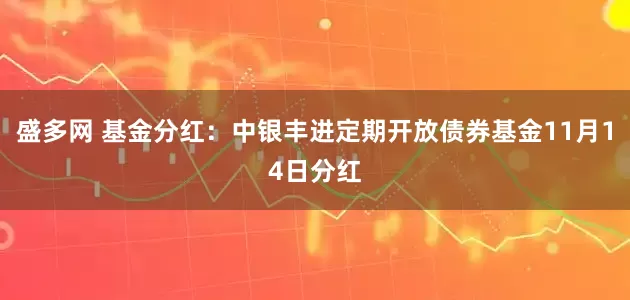 盛多网 基金分红：中银丰进定期开放债券基金11月14日分红